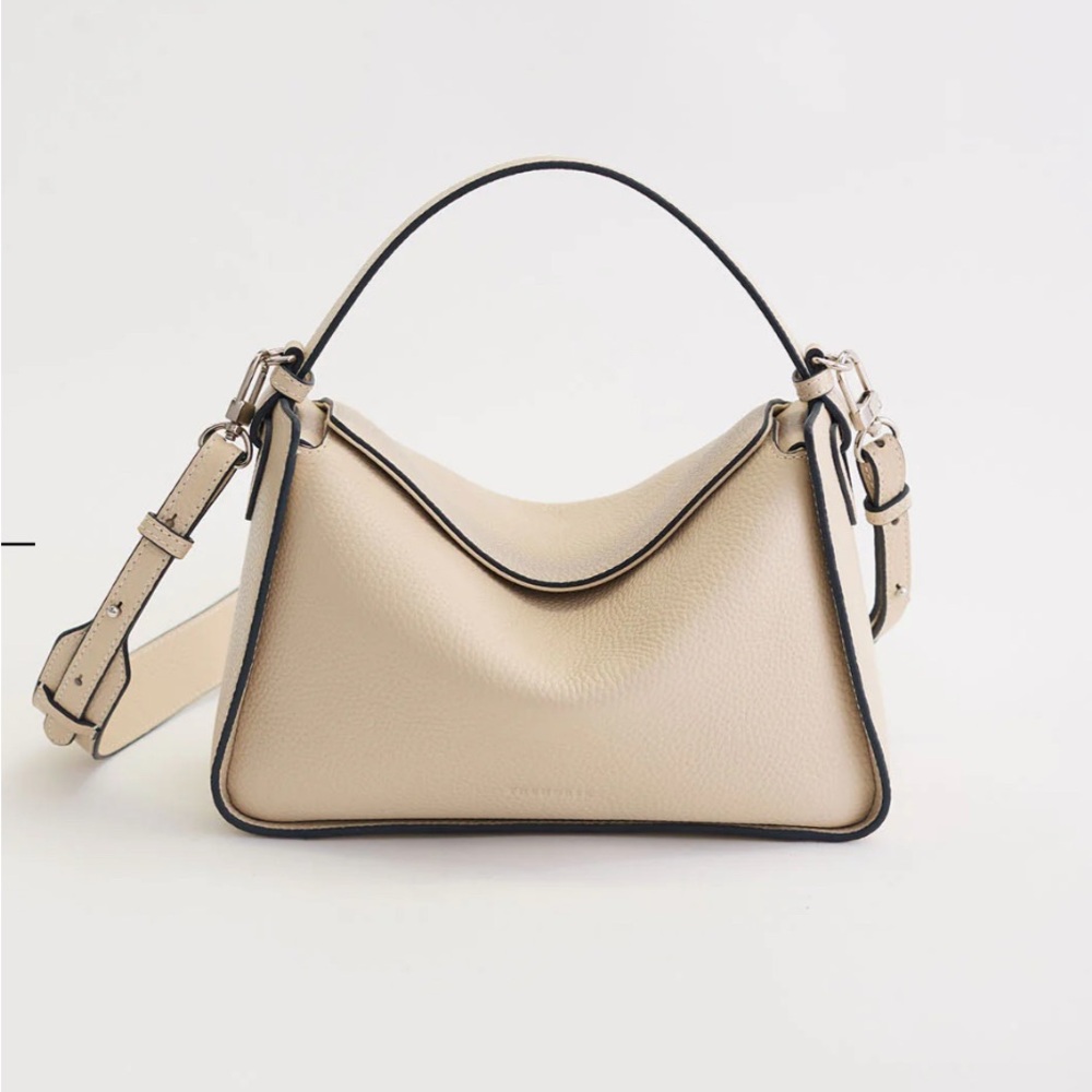 The Horse Clementine Bag: Oat Pebbled Leather
